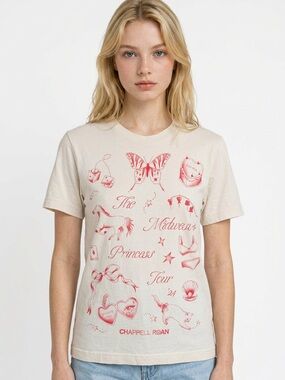 CHAPPELL ROAN | The Midwest Princess Tour Graphic T-Shirt Unisex Size Small